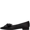 CLARKS WOMENS SENSA15 BELLA FLAT SHOE - BLACK